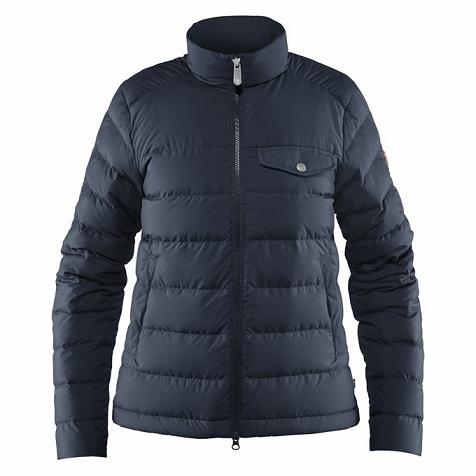 Fjallraven Women Greenland Down Jacket Navy PH300444 Philippines